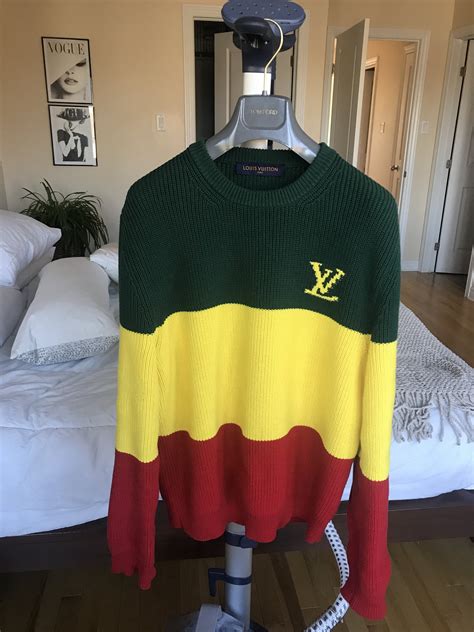 louis vuitton jamaican sweater|louis vuitton wool sweater.